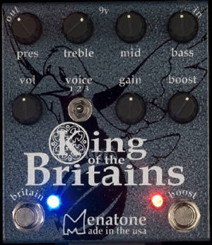 SurfGuitars.com : Menatone King of the Britains Guitar Pedal
