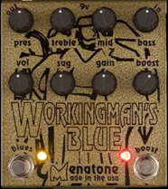 Menatone Workingman's Blue Guitar Pedal
